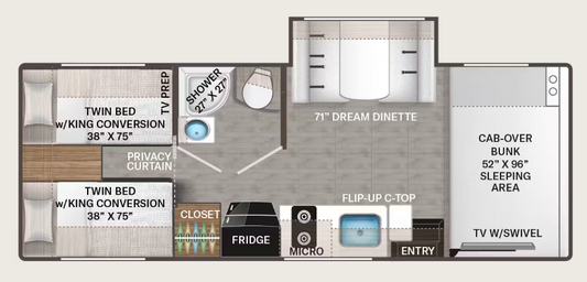 2027 Thor Four Winds 25Z