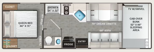 2027 Thor Four Winds 28G